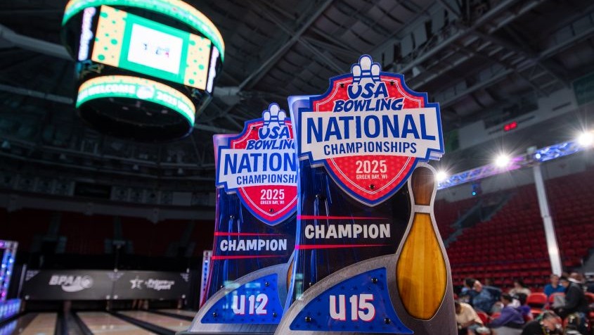 2025 USA Bowling National Championships trophies